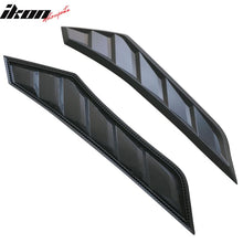 Load image into Gallery viewer, 2016-2020 Honda Civic 10th Gen V2 Style Black Hood Vents ABS