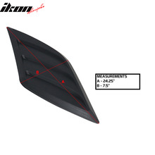 Load image into Gallery viewer, 2016-2020 Honda Civic V3 Unpainted Air Flow Hood Vent Scoop ABS