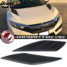 Load image into Gallery viewer, 2016-2020 Honda Civic V3 Unpainted Air Flow Hood Vent Scoop ABS