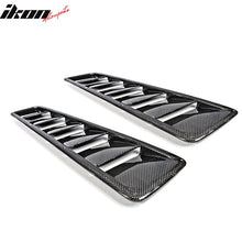 Load image into Gallery viewer, Universal Fitment Air Flow Hood Vent Scoop Bonnet Cover 2PC 20x5in CF