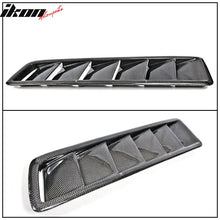 Load image into Gallery viewer, Universal Fitment Air Flow Hood Vent Scoop Bonnet Cover 2PC 20x5in CF