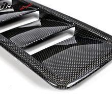 Load image into Gallery viewer, Universal Fitment Air Flow Hood Vent Scoop Bonnet Cover 2PC 20x5in CF
