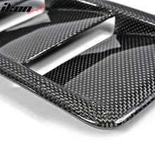 Load image into Gallery viewer, Universal Fitment Air Flow Hood Vent Scoop Bonnet Cover 2PC 20x5in CF