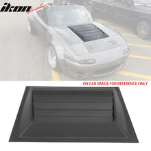 Load image into Gallery viewer, Fits Universal DMAX Style Air Flow Hood Vent Cover Primer Black ABS