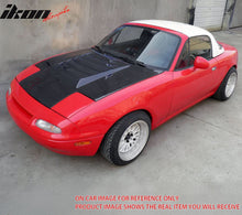 Load image into Gallery viewer, Fits Universal DMAX Style Air Flow Hood Vent Cover Primer Black ABS