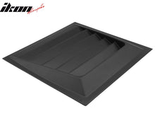 Load image into Gallery viewer, Fits Universal DMAX Style Air Flow Hood Vent Cover Primer Black ABS