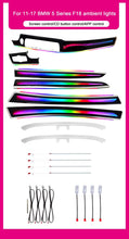 Load image into Gallery viewer, BMW 5 Series F10 / F11 / F18 Interior 64-Color Symphony Rainbow LED Ambient Light Bar Kit 2010 - 2017