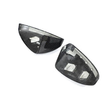 Load image into Gallery viewer, 2019–2023 Audi R8 V10 Coupe Mirror Covers – Prepreg Dry Carbon Fiber