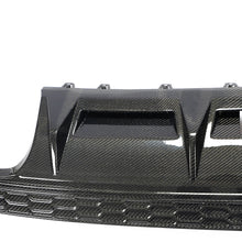 Load image into Gallery viewer, Audi A3 8V S-Line Sedan Carbon Fiber Gloss Black Rear Bumper Diffuser Lip 2016