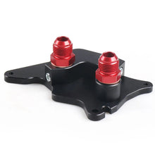 Load image into Gallery viewer, MINI Cooper S Supercharger R56 Aluminum Oil Filter / Oil Cooler Fitting Adapter with AN10 Fittings
