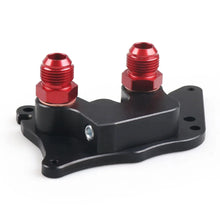Load image into Gallery viewer, MINI Cooper S Supercharger R56 Aluminum Oil Filter / Oil Cooler Fitting Adapter with AN10 Fittings