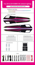 Load image into Gallery viewer, BMW X5 F15 / X6 F16 Interior 64-Color Galaxy LED Ambient Light Kit 2014 - 2018
