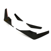Load image into Gallery viewer, 2022–2023 Audi R8 V10 GT &amp; Performance Coupe P-Style Front Bumper Canards – Dry Carbon Fiber