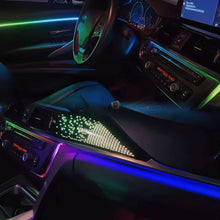 Load image into Gallery viewer, BMW 3 Series F30 RHD Interior 64-Color Dynamic Symphony LED Ambient Light Kit with Armrest Trim 2013 - 2019