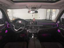 Load image into Gallery viewer, BMW X5 F15 Interior 64-Color RGB LED Ambient Light Kit with Speaker Cover 2014 - 2018