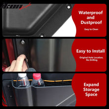 Load image into Gallery viewer, 2021-2025 Ford Bronco 4-Door Black Door Storage Box TPE + ABS 4PCS