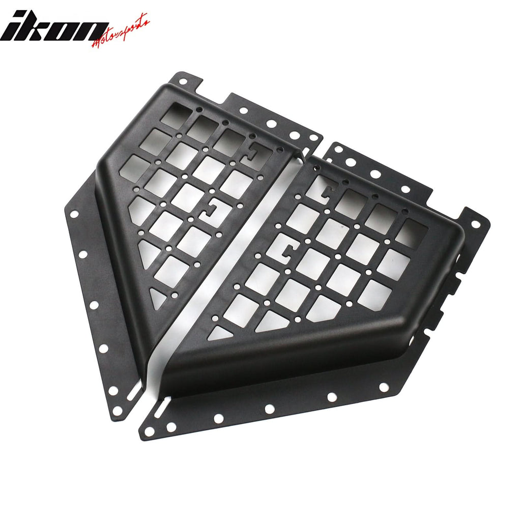 2021-2025 Ford Bronco 2/4 Door Black Front Door Storage Box ABS 2PCS