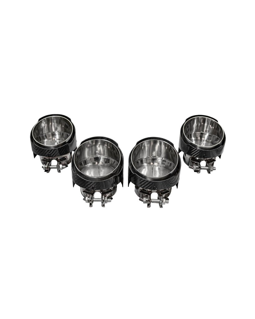IRL G8X 4.5” M2 M3 M4 OEM Replacement Tips Slant Cut