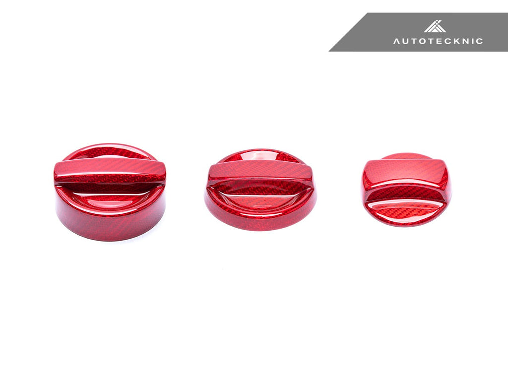 AutoTecknic Dry Carbon Competition Oil Cap Cover - E65/ E66 7-Series