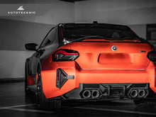 Load image into Gallery viewer, AutoTecknic Dry Carbon Rear Bumper Reflector Trim Set - G87 M2