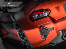 Load image into Gallery viewer, AutoTecknic Dry Carbon Rear Bumper Reflector Trim Set - G87 M2