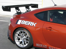Load image into Gallery viewer, Scion FRS / Toyota GT86/ Subaru BRZ GT-250 Carbon Fiber Rear Wing 2013-2016 w. 8" Pedestals Set