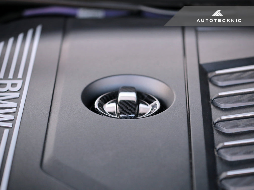 AutoTecknic Dry Carbon Competition Oil Cap Cover - G20 3-Series