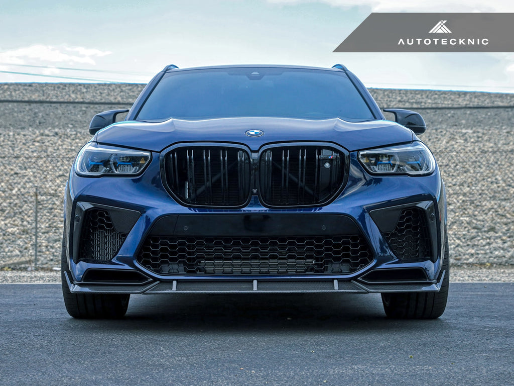 AutoTecknic Performance Dry Carbon Front Lip Set - F95 X5M