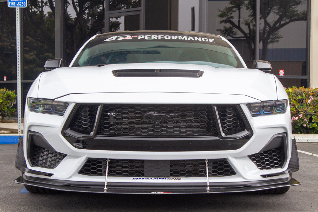 APR 2024 to current -Ford Mustang GT S650 Front Bumper Canards