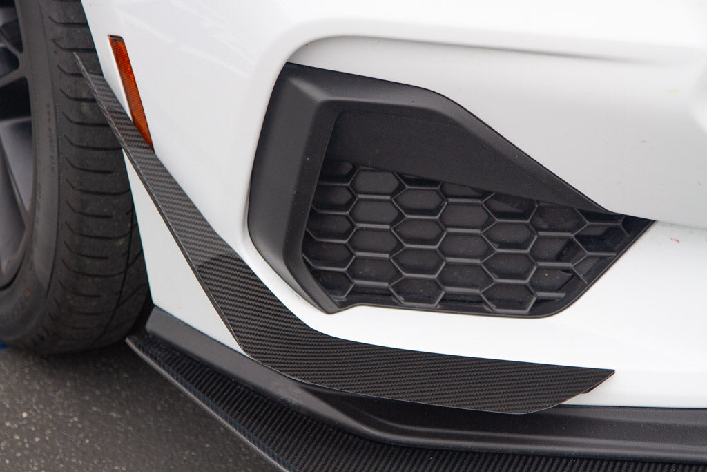 APR 2024 to current -Ford Mustang GT S650 Front Bumper Canards