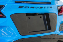 Load image into Gallery viewer, Chevrolet Corvette C8 Z06 Carbon Fiber License Plate Backing
