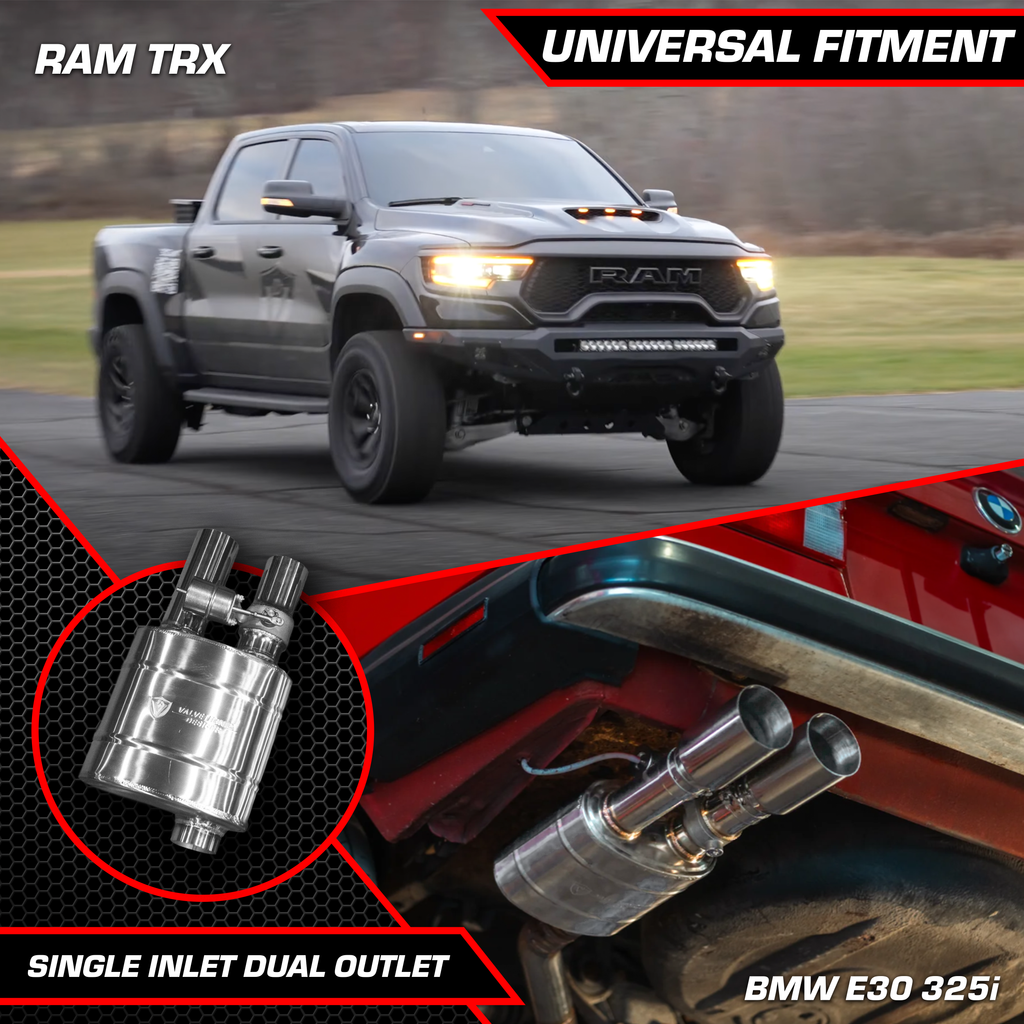 UNIVERSAL VALVED MUFFLER KIT