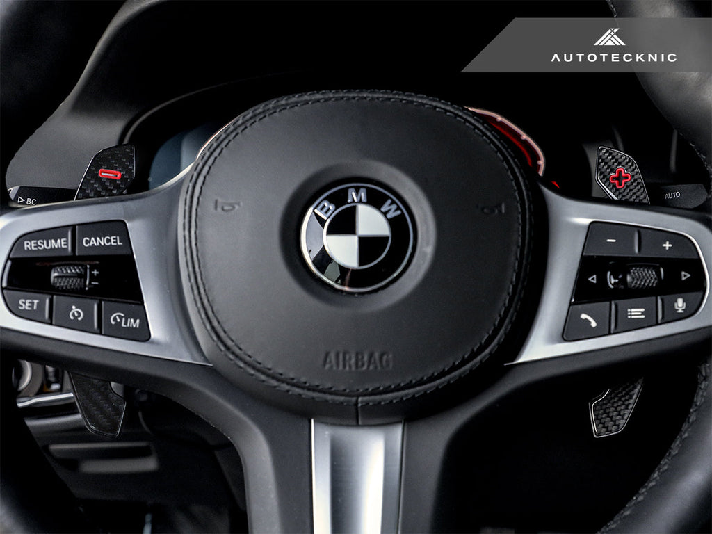 AutoTecknic Carbon Fiber Pole Position Shift Paddles - G11/ G12 7-Series