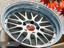 Load image into Gallery viewer, BBS LM 19x10 +25 / 19x11 +37 5x120 Diamond Silver - Aggressive Staggered (Set of 4)