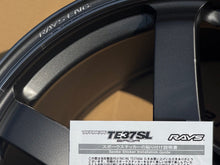 Load image into Gallery viewer, Volk Racing TE37 Saga SL 18x9.5 5x120 +38 Pressed Graphite (Set of 4)