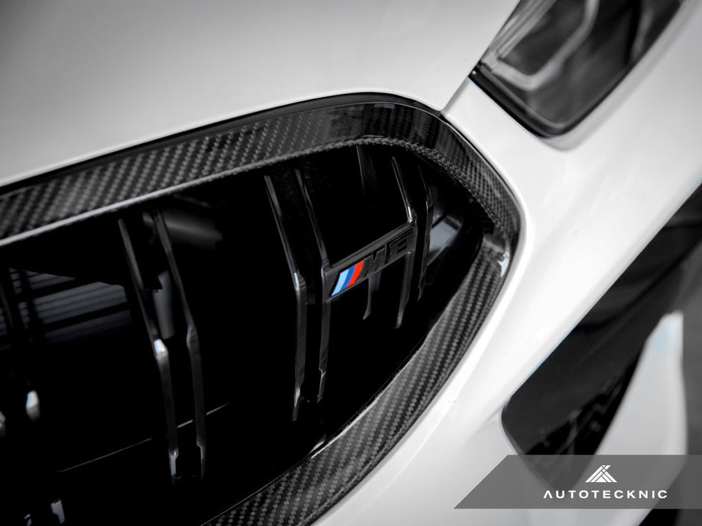 AutoTecknic Replacement Dry Carbon Grille Surround - F9X M8