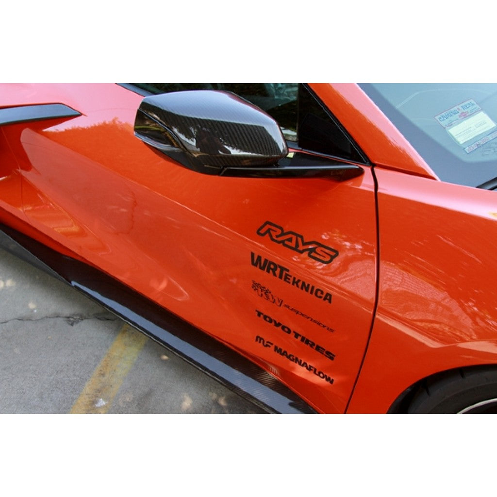APR Chevrolet Corvette C8 & C8 Z06 Replacement Mirror Covers 2020-UP