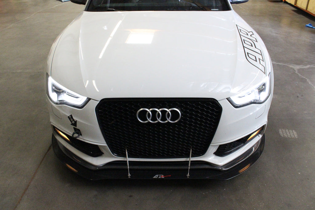 APR Audi S5 Stock Bumper Front Wind Splitter 2009-2012