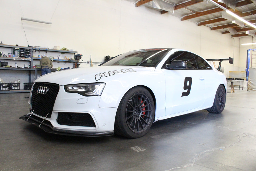 APR Audi S5 Stock Bumper Front Wind Splitter 2009-2012