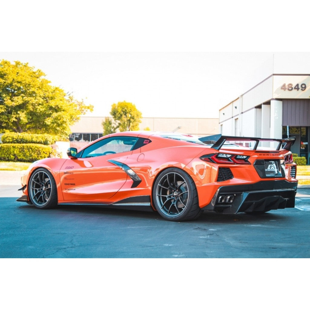 APR Chevrolet Corvette C8 Side Rocker Extensions | Side Skirt 2020-UP
