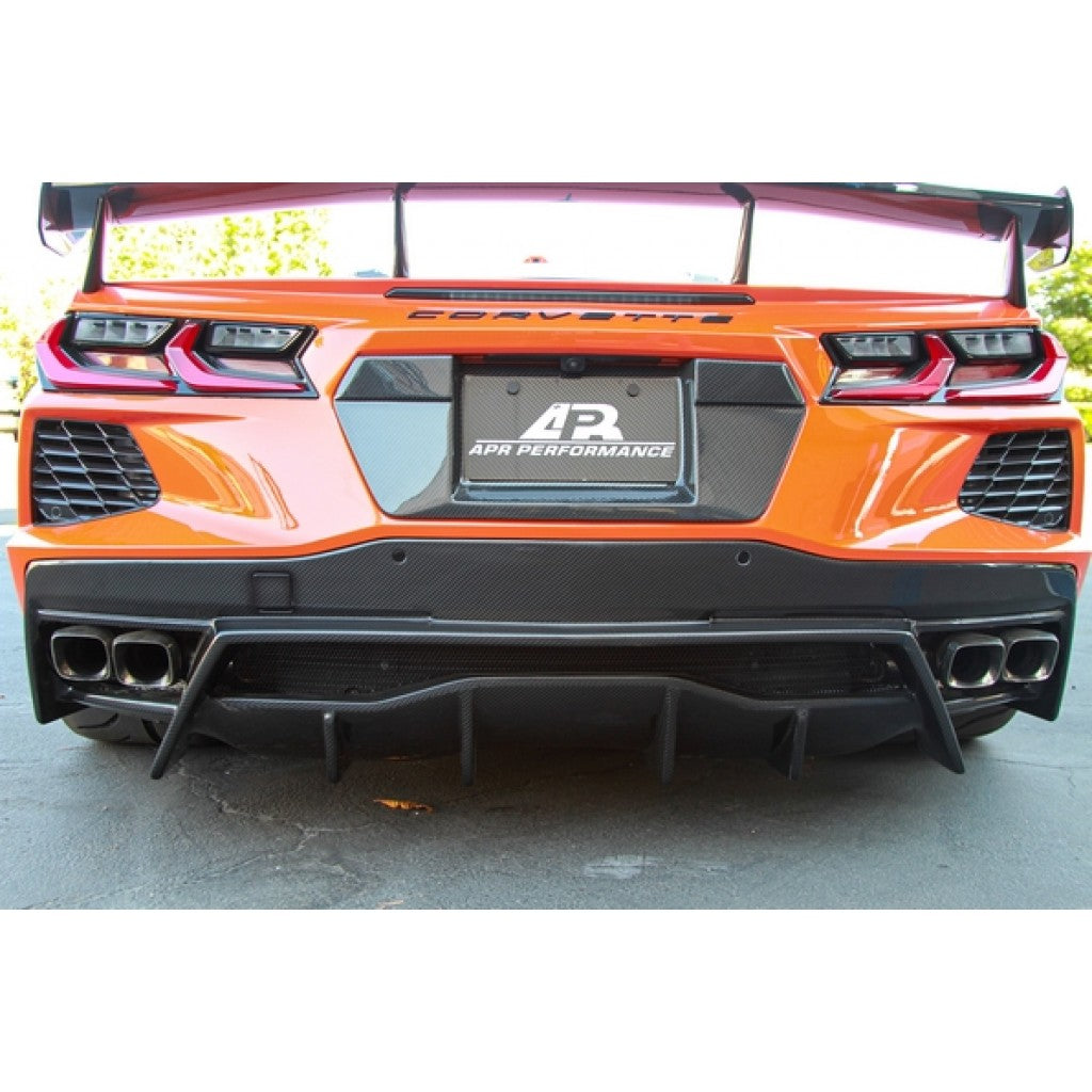 APR Chevrolet Corvette C8 License Plate Backing 2020-UP