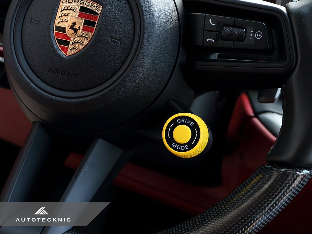 AutoTecknic Painted Drive Mode Selector Switch Dial - Porsche
