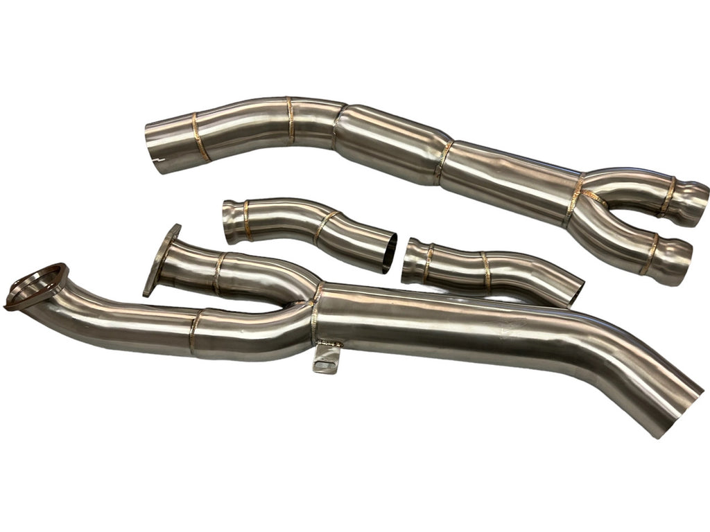 MAD G8x M3 M4 S58 Resonated Single Midpipe (Brace Included)