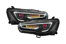 Load image into Gallery viewer, Mitsubishi Lancer Evo X GSR 10th Gen (CZ4A) Demon Eyes Dual Beam Projector Headlights (2008-2017)