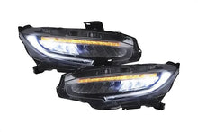 Load image into Gallery viewer, Honda Civic 10th Gen (FC/FK) Chrome LED Reflection Bowl Headlights (2016-2021)