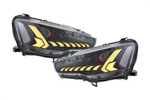Load image into Gallery viewer, Mitsubishi Lancer Evo X Demon Eyes Dual Beam Projector Headlights (2008-2017)