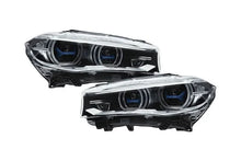 Load image into Gallery viewer, BMW X5 F15 F16 Laser Style Blue Accent Headlights Upgrade (2012 - 2019)