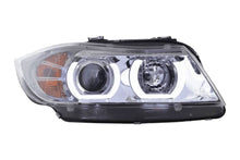 Load image into Gallery viewer, BMW 3 Series E90 /E91 Chrome LED U BAR Headlights (2005 - 2012)