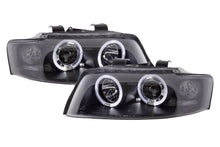 Load image into Gallery viewer, Audi A4 (B6 8E) Black Angel Eyes Headlight Set (2001-2004)