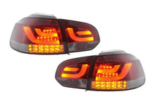 Load image into Gallery viewer, VW Golf Mk6 GTI LED Bar Red/Smoked Tail Lights V1 LED Indicators (2008-2014)